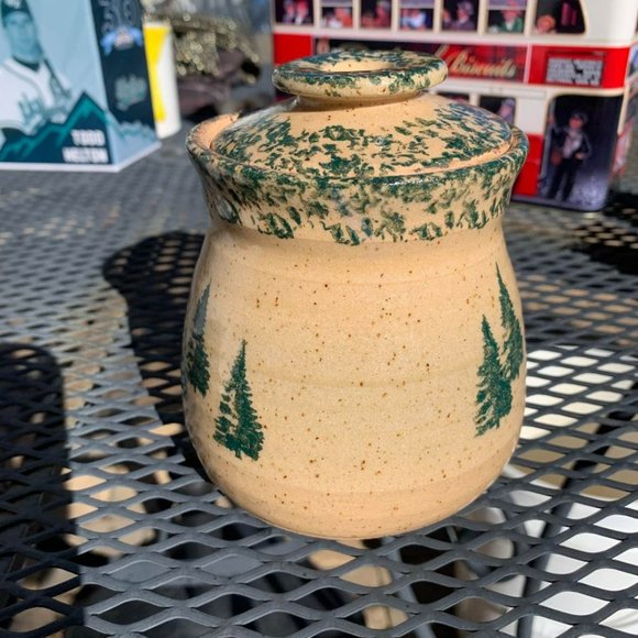 Artisan made Small Pottery Crock with Lid Made in Colorado - Picture 4 of 7